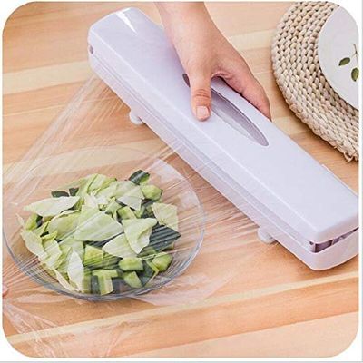 Swastik Food Wrap Foil Paper Cutter Plastic Food Paper Wrap Plastic Dispenser