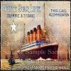 1/2 Sheet - Vintage Titanic Ship Poster Birthday - D24175 - Edible Cake/Cupcake Party Topper - D24175 view 1