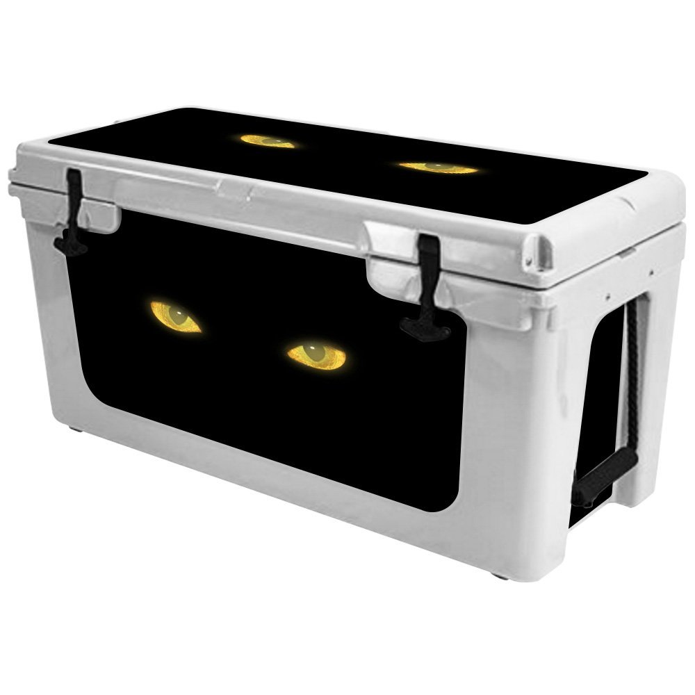 MightySkins (Cooler Not Included) Skin Compatible with RTIC 65 Cooler (2017 Model) - Cat Eyes | Protective, Durable, and Unique Vinyl Decal wrap Cover | Easy to Apply | Made in The USA
