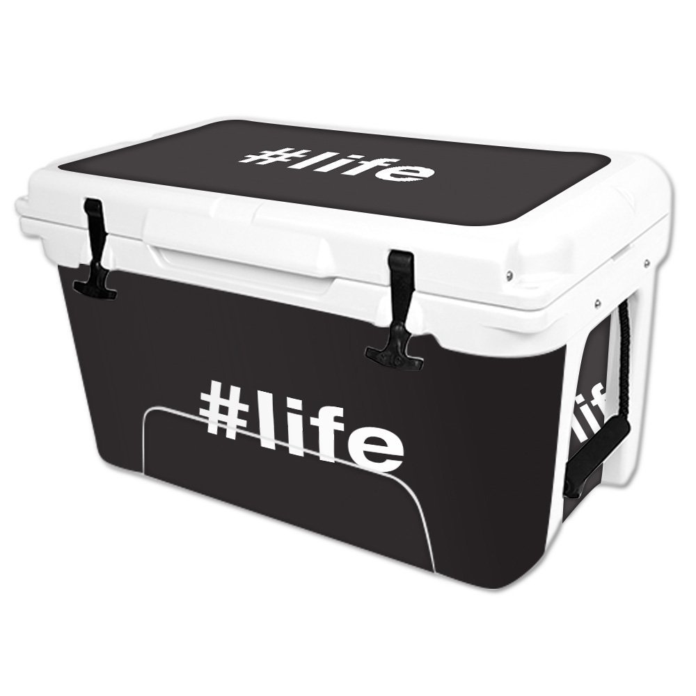 MightySkins (Cooler Not Included) Skin Compatible With RTIC 45 qt Cooler (2016) Life | Protective, Durable, and Unique Vinyl Decal wrap cover | Easy To Apply, Remove, and Change Styles | Made in the USA