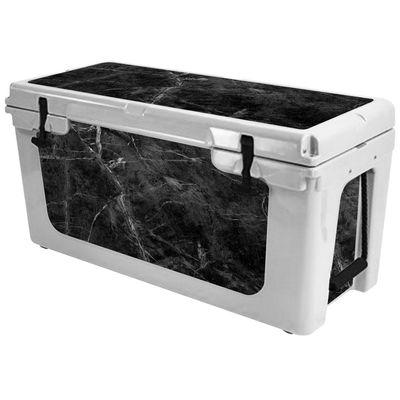 MightySkins (Cooler Not Included) Skin Compatible with RTIC 65 Cooler (2017 Model) - Black Marble | Protective, Durable, and Unique Vinyl Decal wrap Cover | Easy to Apply | Made in The USA