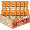 Baked Ruffles Potato Chips, Cheddar & Sour Cream, 0.875 oz Bags, (40 Pack), 50% Less Fat, Gluten Free, No Artificial Flavors, No Colors from Artificial Sources view 1