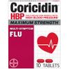 Coricidin Hbp Maximum Strength Flu, 10 Count view 1