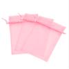 Kyezi Design and Craft 150 Pcs Pink 2x3 Sheer Drawstring Organza Jewelry Pouches Wedding Party Favor Gift Bags Candy Bags view 1