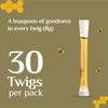 Honey Twigs Vanilla Infused Honey Sticks - 30 Count Single Serve Natural Honey Straws - 8.47 oz per pack (8g per stick) | 100% Pure, Pocket-friendly Travel Pack view 4
