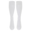 NuVein Men's Compression Socks, 15-20 mmHg Support, Dress Trouser Style, Over Calf Knee High, White, Medium view 1