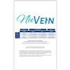 NuVein Men's Compression Socks, 15-20 mmHg Support, Dress Trouser Style, Over Calf Knee High, White, Medium view 3