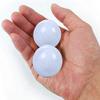 Angry Mole 2" Natural Marble Baoding Balls,Chinese Massage Health Balls for Hand Exercise Therapy and Stress Relief (White) view 3