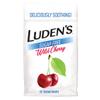 Luden's Sugar Free Wild Cherry Throat Drops, Sore Throat Relief, 25 Count (6 Pack) view 1