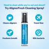 EverSmile AlignerFresh Cleaning Spray for Invisalign and All Clear Aligners and Retainers  On-the-Go Cleaning & Teeth Whitening, Kills Bacteria, Fights Bad Breath  Mint Flavor, 10ml (2 Pack) view 2