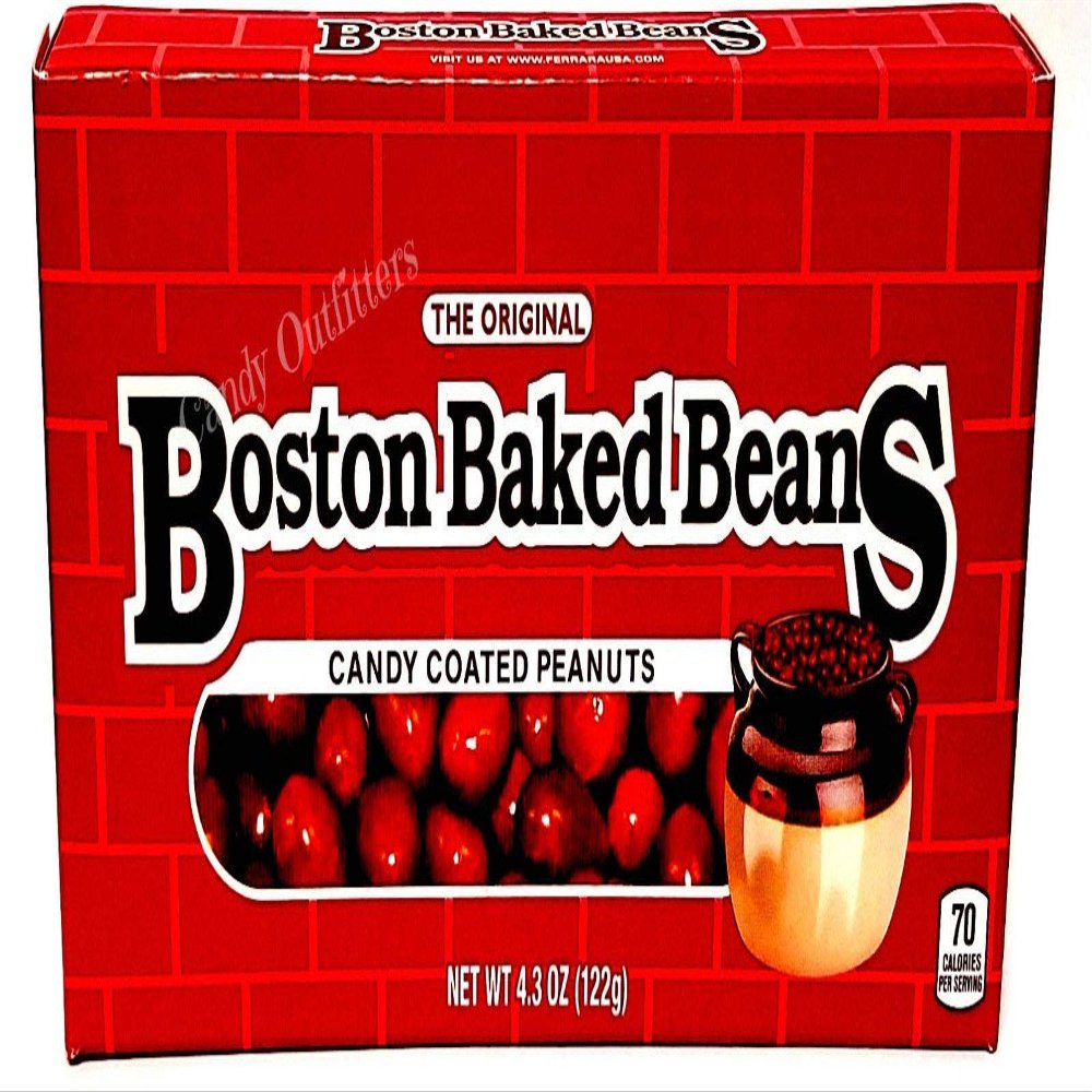 Boston Baked Beans Candy Coated Peanuts 4.3 oz (Pack of 6)