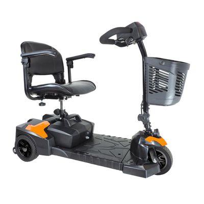 Drive Medical Scout Compact Travel Power Scooter, 3 Wheel, Orange