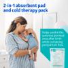 Medline Perineal Cold Packs for Postpartum Care, Absorbent Pad is 4.5" x 14.25" Perfect for your After Delivery Postpartum Essentials Kit - Each view 2