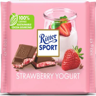 Ritter Sport Strawberry Yogurt 100g (pack of 5)
