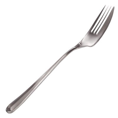 Rehabilitation Advantage Left-Hand Side Cutter Fork  7" Stainless Steel Adaptive Utensil for Arthritis, Weak Grip, Hand Tremors & Limited Mobility  Dishwasher Safe