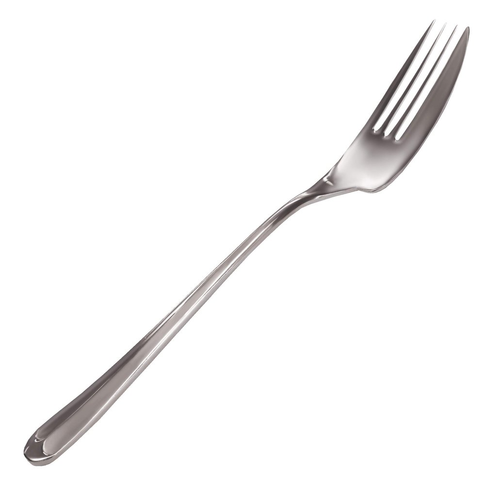Rehabilitation Advantage Left-Hand Side Cutter Fork  7" Stainless Steel Adaptive Utensil for Arthritis, Weak Grip, Hand Tremors & Limited Mobility  Dishwasher Safe