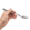 Rehabilitation Advantage Left-Hand Side Cutter Fork  7" Stainless Steel Adaptive Utensil for Arthritis, Weak Grip, Hand Tremors & Limited Mobility  Dishwasher Safe view 4