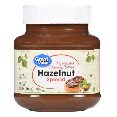Hazelnut Spread, 13 oz is a Creamy Blend of Hazelnut and Chocolate That Is Great With Fruit, Adding To Smoothies and Shakes Or Spreading On Toast,Pack of 6