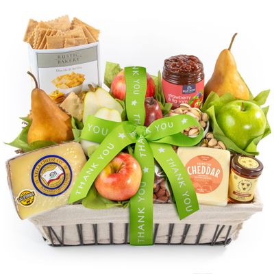 A Gift Inside Thank You California Farmstead Fruit Gift Basket