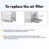 Nispira CPAP Fine Air Filters Compatible with ResMed AirSense 10, S9 Series, S9, AirStart & AirCurve, 24 Packs view 3