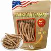 Zen Ginseng - 4 oz Bag of American Wisconsin Ginseng Root - Non-GMO, Gluten Free. Add This Ginseng in Soup, Tea, Coffee, juices, Smoothies and Baking (Small Long Root 4 oz Bag) view 1