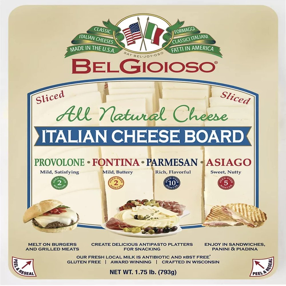 BELGIOIOSO Italian Cheese Board, 12 OZ