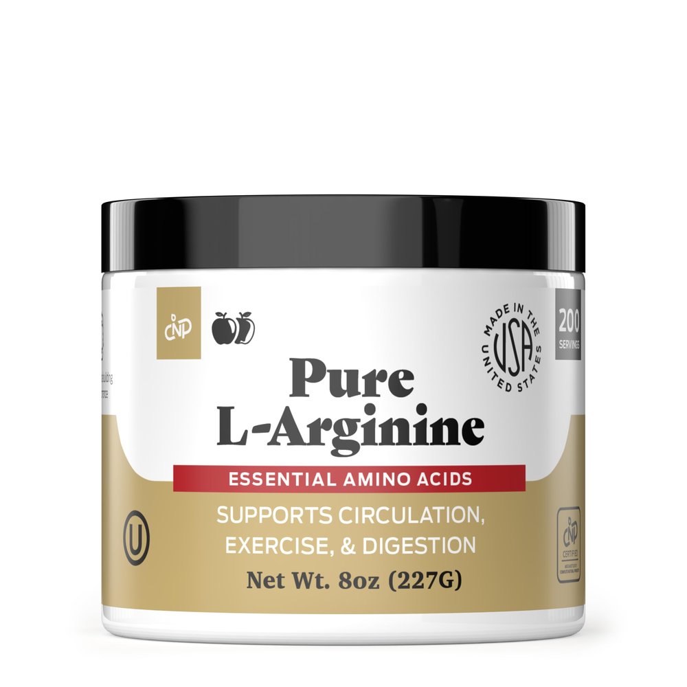 Pure Bulk L-Arginine Powder Supplement - Plus Arginine 8oz (227g) 60 Servings Amino Acid & Nitric Oxide
