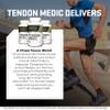 Tendon Medic Joint & Tendon Support Supplement  Mobility & Flexibility Formula  Natural Non-GMO Capsules for Joint Pain Relief, Tendonitis, Arthritis & Muscle Recovery  60 Caps view 4