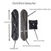 6 Pieces 12 Inch Heavy Flow Charcoal Bamboo Mama Cloth/Menstrual Pads/Reusable Sanitary Pads view 4