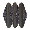 3 Pieces 14 Inch Overnight Charcoal Bamboo Reusable Mama Cloth/Menstrual Pads view 1