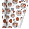 GRAPHICS & MORE Hand Print Football Get a Grip Gift Wrap Wrapping Paper Roll view 1