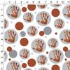 GRAPHICS & MORE Hand Print Football Get a Grip Gift Wrap Wrapping Paper Roll view 2