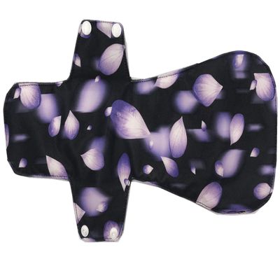 14 Inch Overnight Charcoal Bamboo Reusable Mama Cloth/Menstrual Pads (Fires)