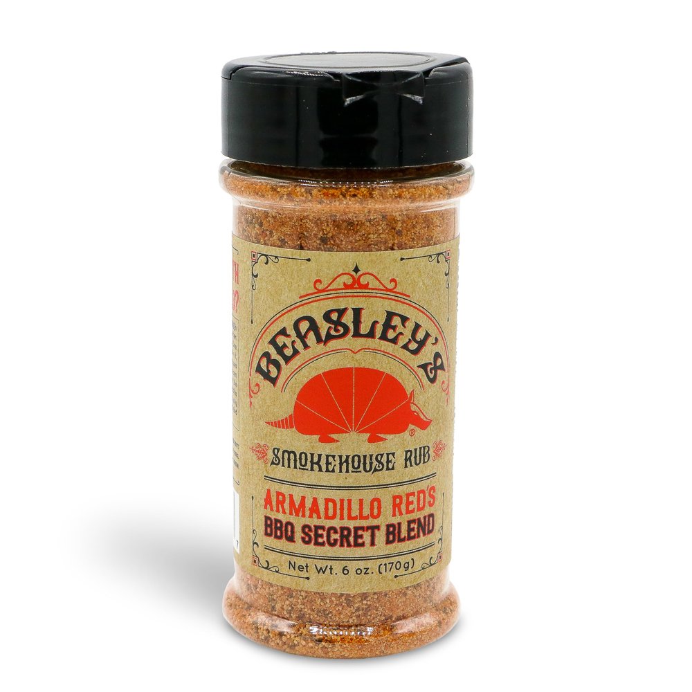 Beasley's Smokehouse Rub - Armadillo Red's BBQ Secret Blend Seasoning - BBQ Rub