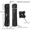 6 Pieces 10 Inch Regular Charcoal Bamboo Mama Cloth/Menstrual Pads/Reusable Sanitary Pads view 4