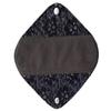 5 Pieces Charcoal Bamboo Mama Cloth/Menstrual Pads/Reusable Sanitary Pads (Black lace, Pantyliner (8 inch)) view 2