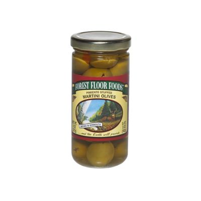 Forest Floor Foods Pimiento Stuffed Martini Olive, 8 Ounce