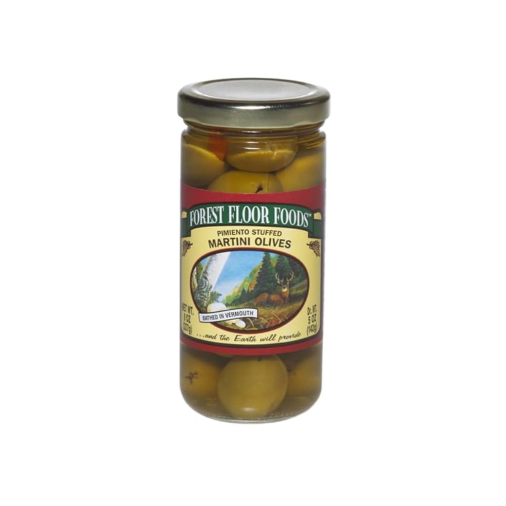 Forest Floor Foods Pimiento Stuffed Martini Olive, 8 Ounce