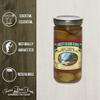 Forest Floor Foods Blue Cheese Stuffed Queen Olive, Stuffed Green Olives w/ Premium Ingredients and Brine, Decadent Bleu Cheese Flavor, 8 oz (1 Pack) view 2