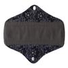 5 Pieces Charcoal Bamboo Mama Cloth/ Menstrual Pads/ Reusable Sanitary Pads (Black lace, Regular (10 inch)) view 3