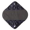 5 Pieces Charcoal Bamboo Mama Cloth/Menstrual Pads/Reusable Sanitary Pads (Black lace, Heavy (12 inch)) view 2