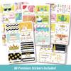 12 White Gift Wrap Boxes with Lids for wrapping Large Clothes (Assorted Sizes for Robes, Blankets & Shirts)and 80 Different Occasion Tag Stickers -Perfect for Mothers,Fathers Day,Birthdays, Baby Showers, Weddings view 3