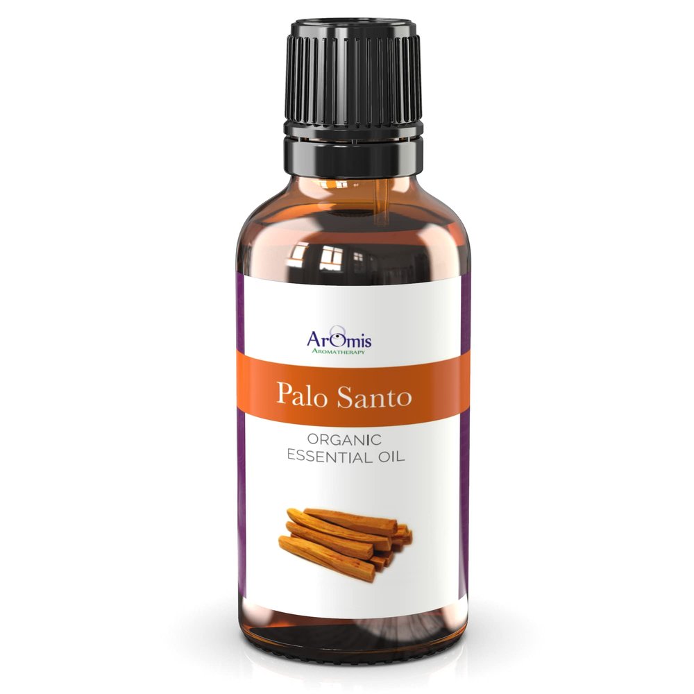 ArOmis Organic Palo Santo Essential Oil - 100% Pure Therapeutic Grade 30ml (1 Fl Oz) - Undiluted, Premium, Oils for Aromatherapy Diffuser