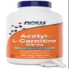 NOW Foods Now Acetyl L Carnitine 500mg, 360 Veg Capsules - Non-GMO ACL 500 mg Caps