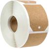 1.15" x 2" Natural Brown Kraft Gift Tag Stickers/Roll of 500 Labels/Blank to from Christmas Birthday Present Stickers/Made in The USA view 1