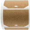 1.15" x 2" Natural Brown Kraft Gift Tag Stickers/Roll of 500 Labels/Blank to from Christmas Birthday Present Stickers/Made in The USA view 2