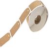 1.15" x 2" Natural Brown Kraft Gift Tag Stickers/Roll of 500 Labels/Blank to from Christmas Birthday Present Stickers/Made in The USA view 3