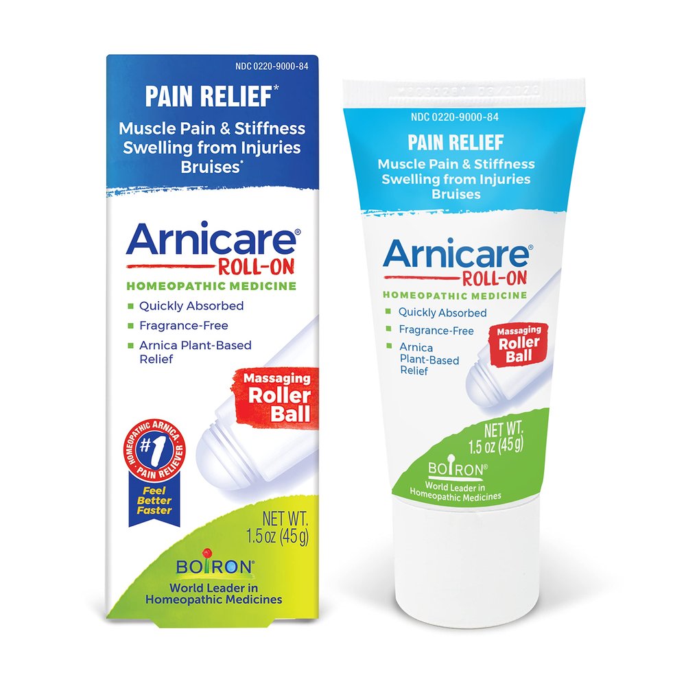 Boiron Arnicare Roll-on gel, for bruising, pain, stiffness, aches, Homeopathic Medicine for Pain Relief, 1.5 Ounce (Pack of 1)