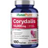 NusaPure Corydalis Root Extract 20:1 - Suitable for Vegetarian/Vegan, Non - GMO - 1000 mg - 180 Capsules view 1
