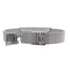 American Medical ID  Sleek Mesh Medical Alert ID Bracelet  Surgical Stainless Steel, Adjustable ID Band Sizing & Clasp, 4 Lines Personalized Engraving Included view 3